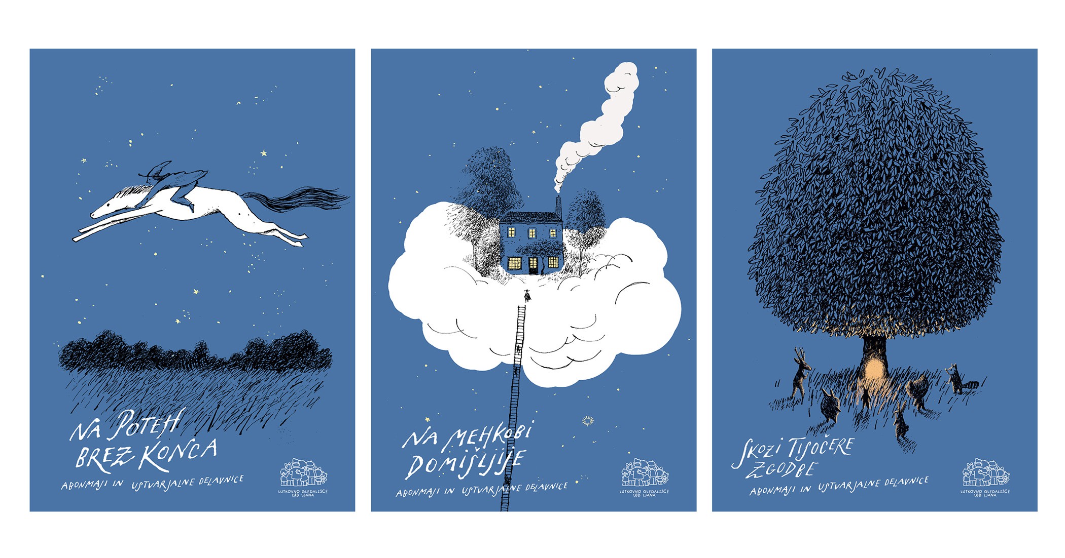 Posters for Ljubljana Puppet Theatre 2016/17